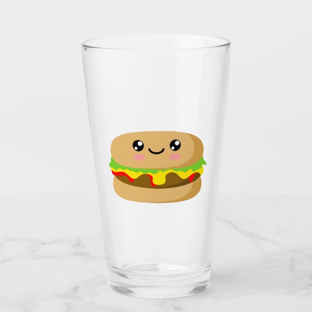 Copo De Pint Kawaii Burger (Frente)
