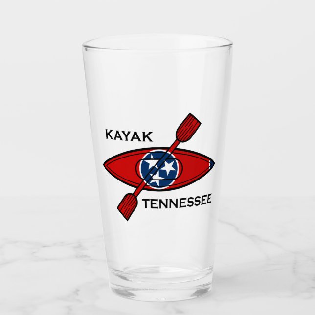 Copo De Pint Kayak Tennessee Flag (Frente)