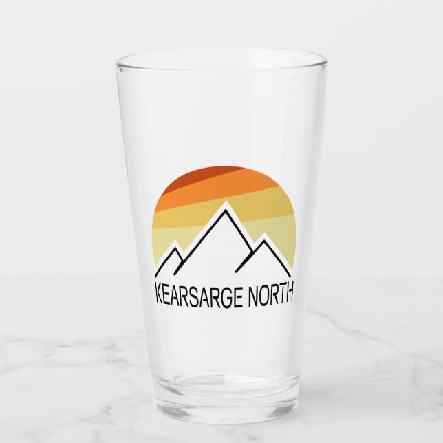 Copo De Pint Kearsarge North New Hampshire Retro (Frente)