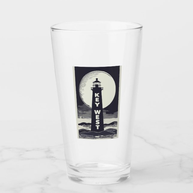 Copo De Pint Key West Lighthouse Moon (Frente)