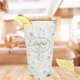 Copo De Pint Khaki Stylized Name Wedding Best Man