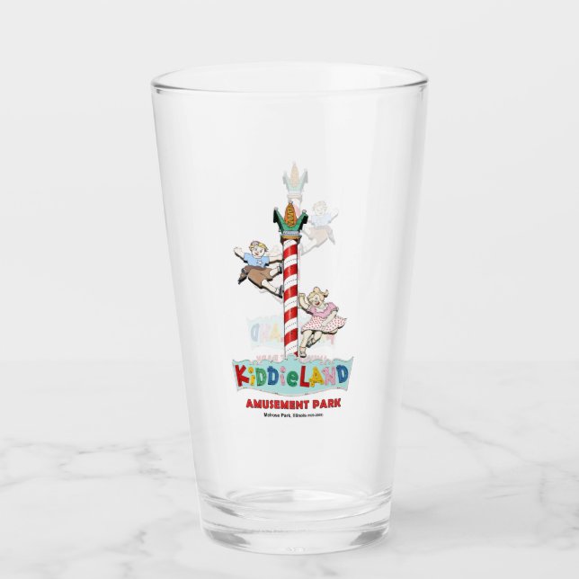 Copo De Pint Kiddieland Melrose Park, IL, Sinal de Polo (Frente)