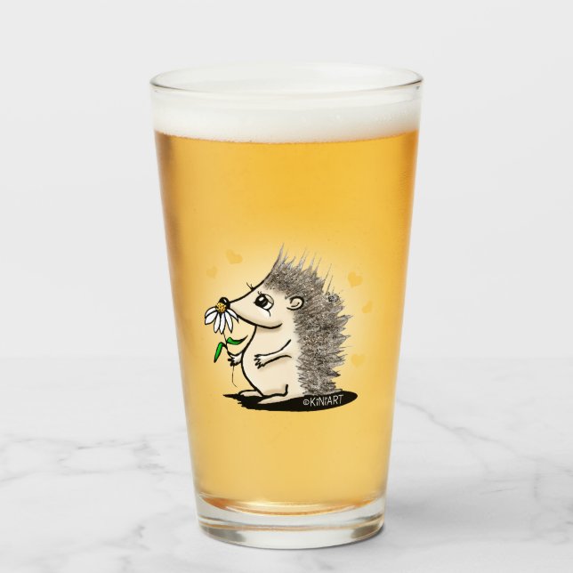Copo De Pint KiniArt Hedgie (Frente (Preenchido))