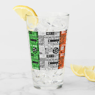 Copo De Pint Kiss Me Irish Flag