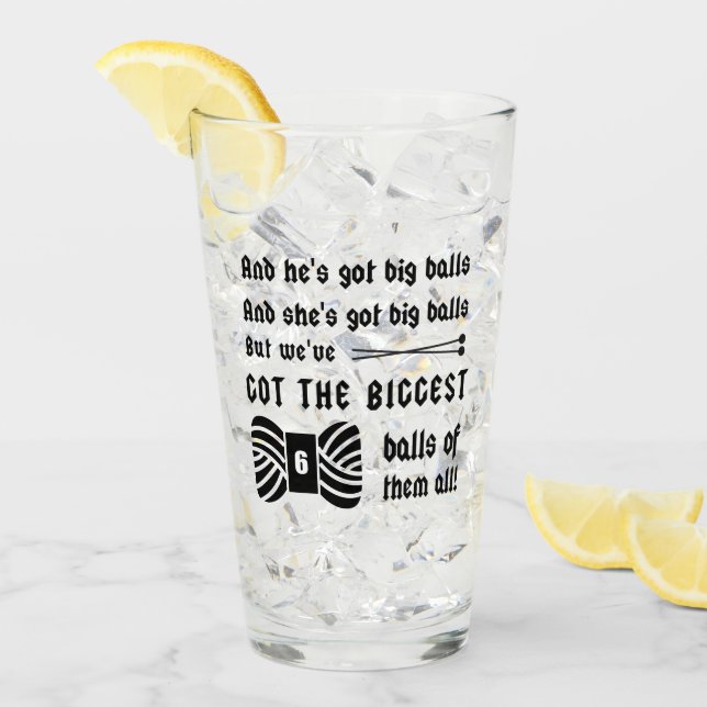 Copo De Pint Knitting ・ Grandes Bolas de Fios ・ Artesanatos (Gelo frontal)