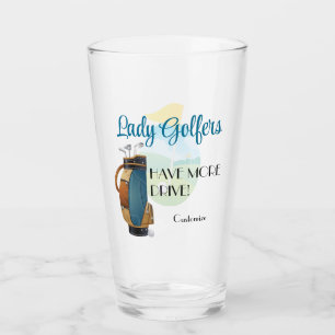 Copo De Pint Lady Golfers Tem Mais Tumbler De Vidro