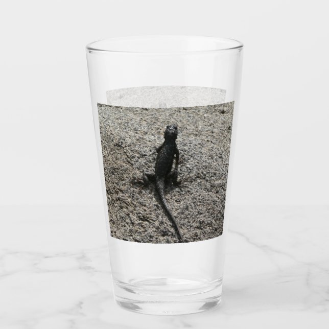 Copo De Pint Lagarto Preto (Frente)
