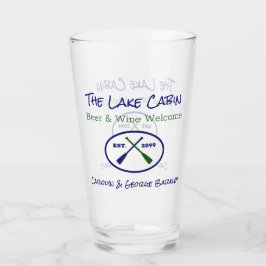 Copo De Pint Lago Cotage Home Ocean Engraçado Tumblers