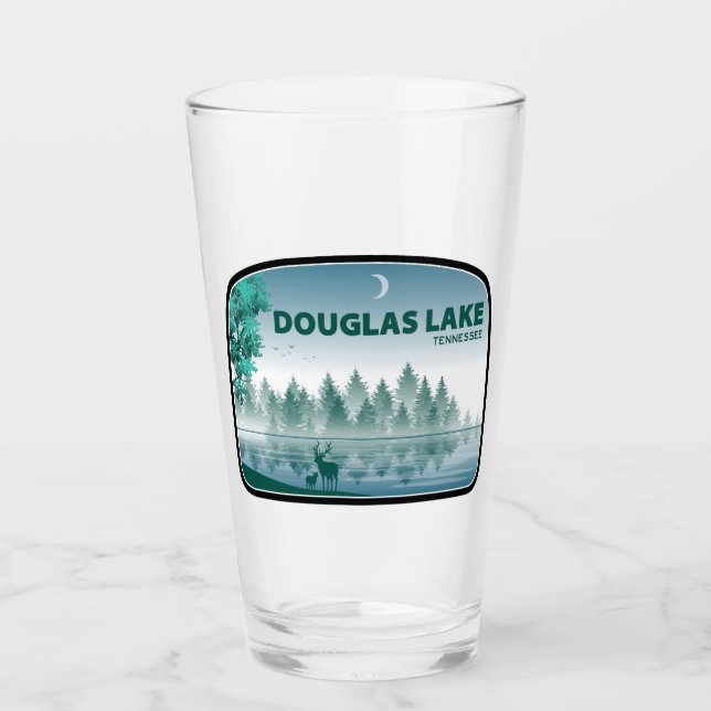Copo De Pint Lago Douglas Tennessee Deer (Frente)