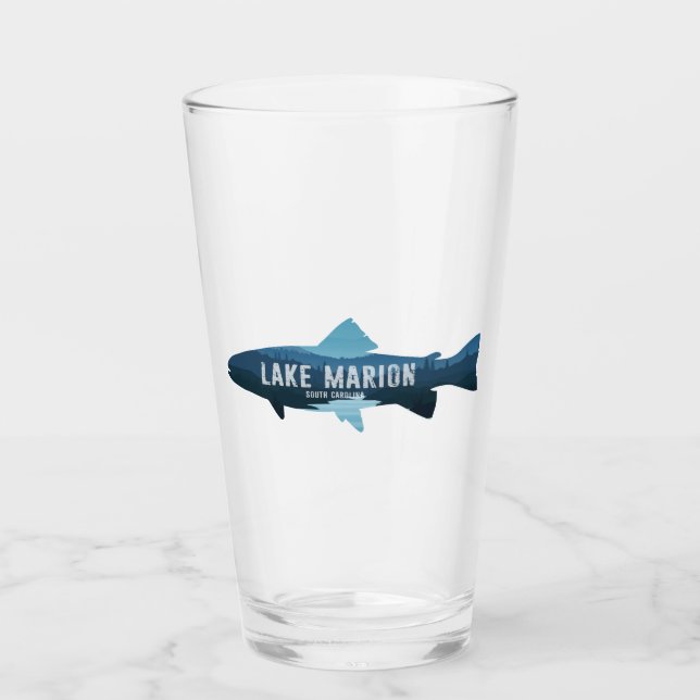Copo De Pint Lago Marion South Carolina Fish (Frente)