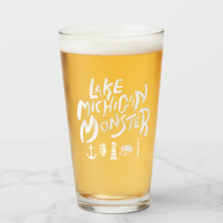Copo De Pint Lago Michigan Monster Beer Glass