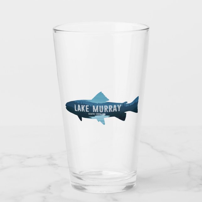 Copo De Pint Lago Murray South Carolina Peixes (Frente)