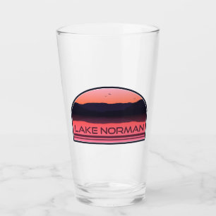 Copo De Pint Lago Norman Carolina do Norte Red Sunrise