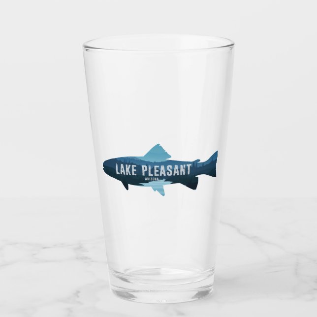 Copo De Pint Lago Pleasant Arizona Fish (Frente)