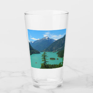 Copo De Pint Lago Turquesa da Montanha Snowy em Washington