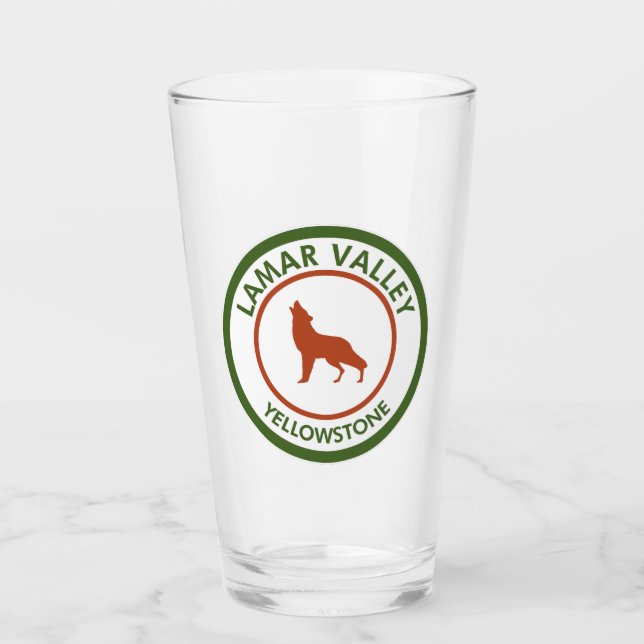 Copo De Pint Lamar Valley Yellowstone Wolf (Frente)