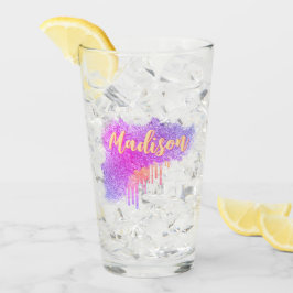 Copo De Pint Laranja Roxo-Corpo | Nome Personalizado Cerveja Co