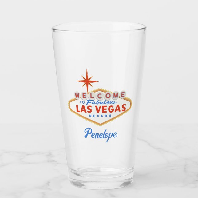 Copo De Pint Las Vegas Bridesmaid Gift Bachelorette Cups (Frente)