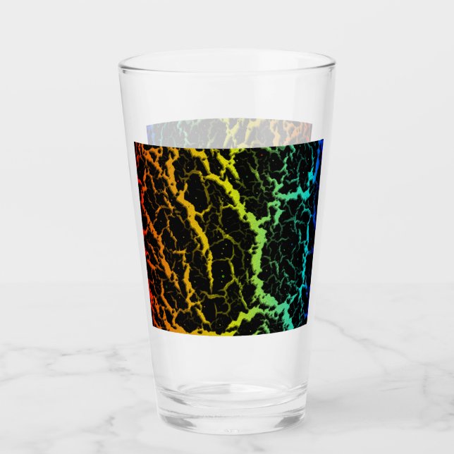 Copo De Pint Lava de espaço rachada - Calor ROYCB (Frente)