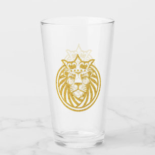 Copo De Pint Leão com Coroa - Estilo Dourado 4