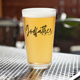 Copo De Pint Leitura de Vidro de Data Estabelecida com Script M