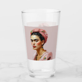 Copo De Pint lenço cabeça de mulher mexicana