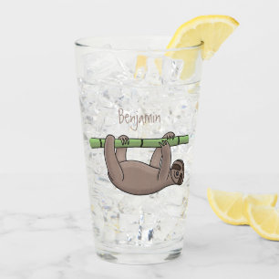 Copo De Pint Lenta sorridente e bonita na ilustração do desenho