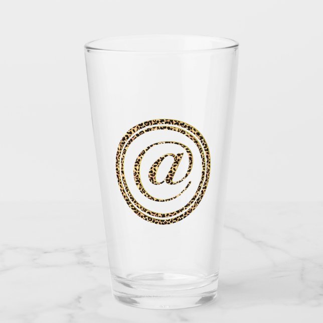 Copo De Pint Leopardo @ (Frente)