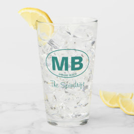 Copo De Pint Letra Beach House Duas Letra Oval Fir Cottage Scri