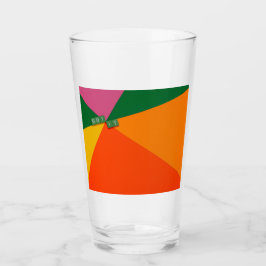 Copo De Pint Letra Verde Vibrante Tumbler - Negrito e Artístico