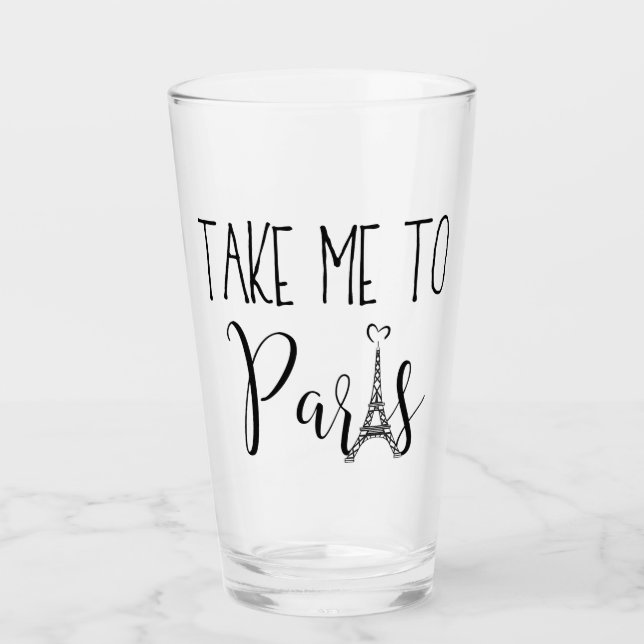 Copo De Pint "Leve-me a Paris" (Frente)