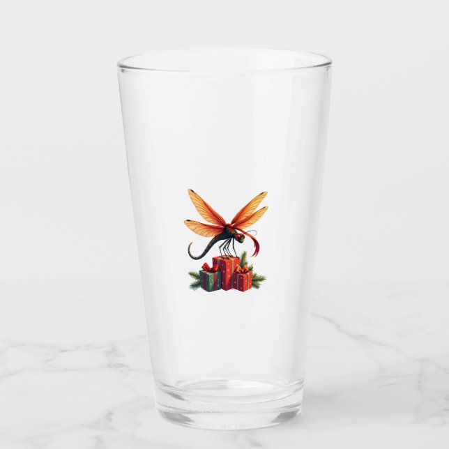 Copo De Pint Libélula embrulhada para presente (Frente)