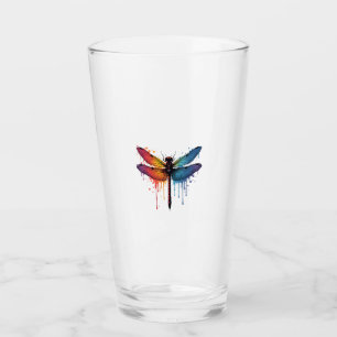 Copo De Pint Libélula Legal em Libélula pintada colorida
