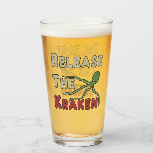 Copo De Pint Liberte O Kraken (Frente (Preenchido))