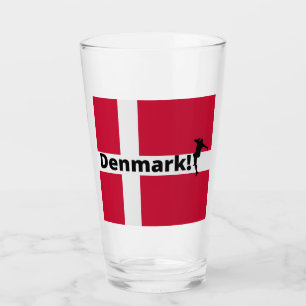 Copo De Pint Liga dos Campeões Europeus da Dinamarca Glass