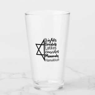 Copo De Pint Light Dreidel Latke Kanish Menorah Hanukkah