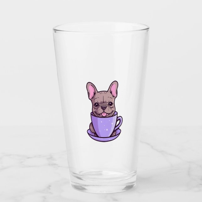 Copo De Pint Lilac French Bulldog (Frente)
