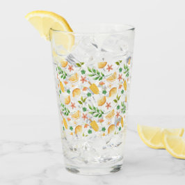 Copo De Pint Limões e picolinhas de aquarelas