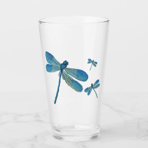Copo De Pint Linda Dragonfly Pink Flor Original