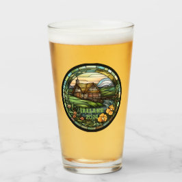 Copo De Pint Linda Irlanda Verde Souvenir