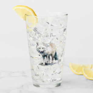 Copo De Pint Linda raposa polar personalizável