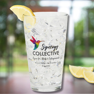 Copo De Pint Linha do logotipo comercial do Hummingbird Desde o
