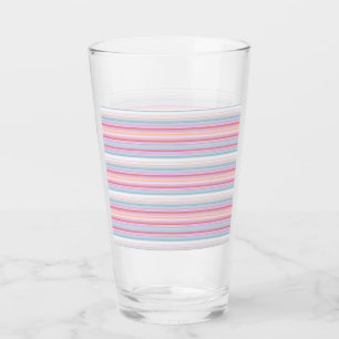 Copo De Pint Listras cor-de-rosa brancas fofas
