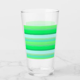 Copo De Pint Listras verdes aqua fofas