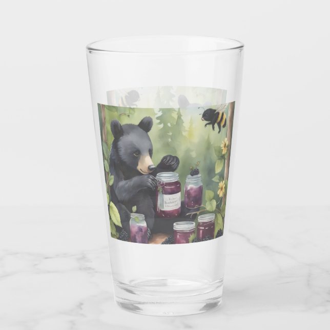Copo De Pint Little black Bear and his blackberry jams (Frente)