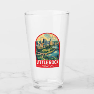 Copo De Pint Little Rock Arkansas Viagem Art Emblem