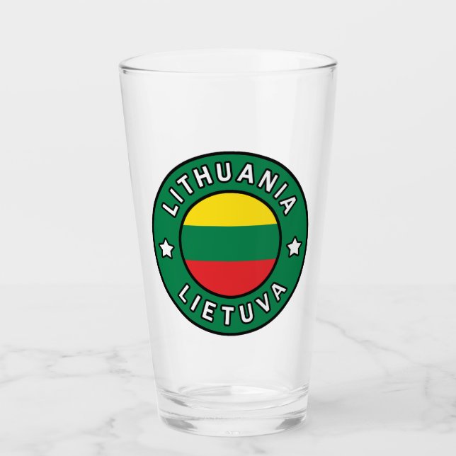 Copo De Pint Lituânia Lietuva (Frente)