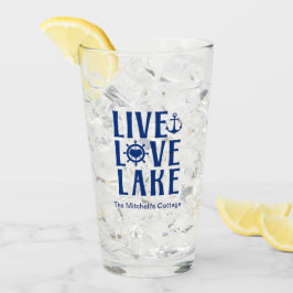 Copo De Pint Live Love Lake - Roda do Navio Náutico 