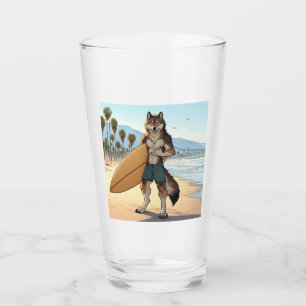 Copo De Pint Lobo Surfista