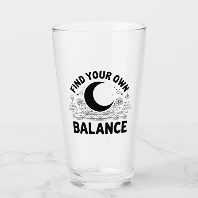 Copo De Pint Localizar seu próprio saldo (Frente)